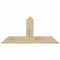 Ekena Millwork Portland Rough Sawn Timber Gable Bracket, Douglas Fir, 48"W x 22"H x 2"D x 6"F, 11/12 Pitch GBW048X22X0206POR00RDF - alternate 1